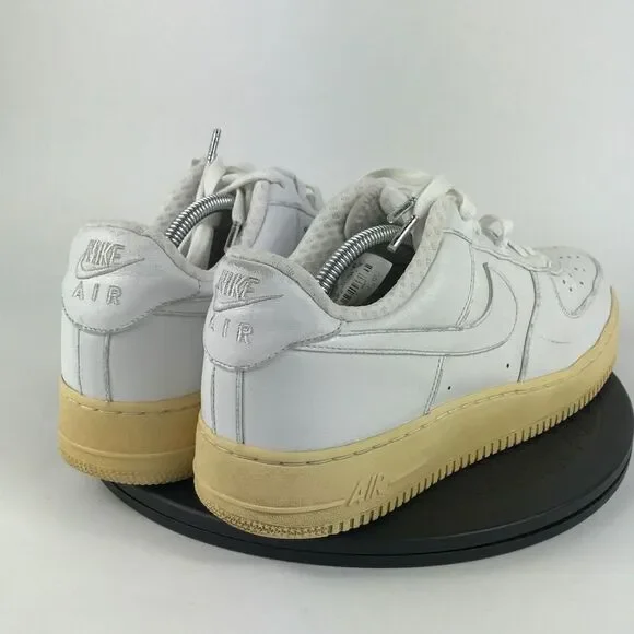 Nike Air Force 1 Premium White Leather 2006 315180-111 Men’s Size 12 - Picture 5 of 12